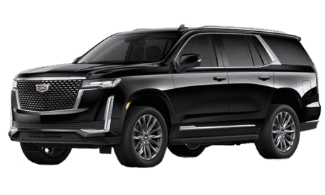 Black Cadillac Escalade luxury SUV