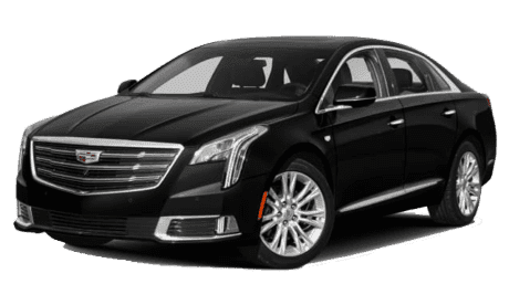 Black Cadillac XTS executive sedan