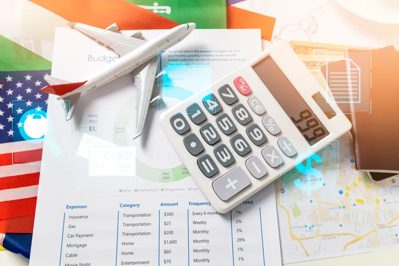 Working out the cost of an airport ride